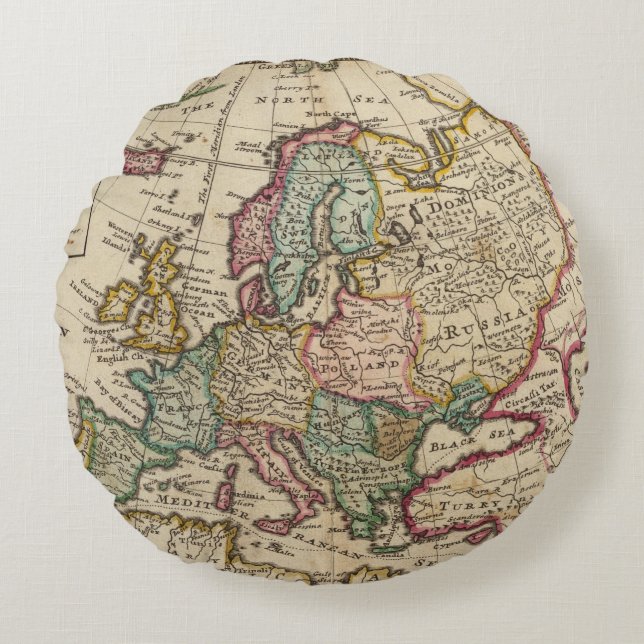 Europa 20 rundes kissen (Vorderseite)