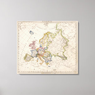 Europa 22 leinwanddruck