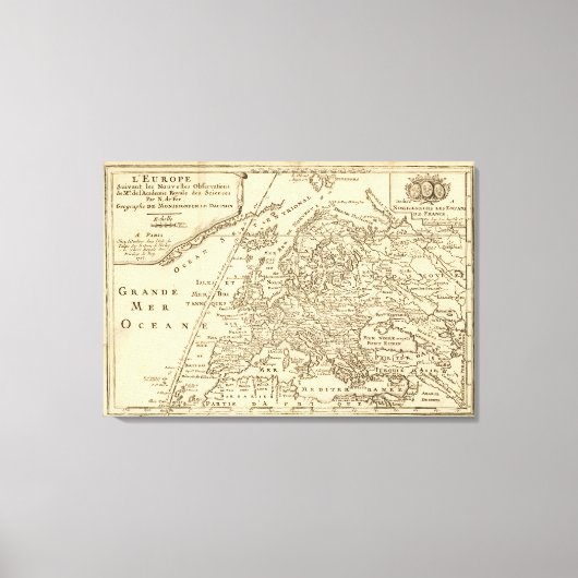 Europa 24 leinwanddruck (Vorderseite)