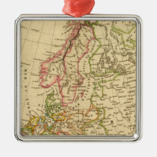 Europa 27 silbernes ornament