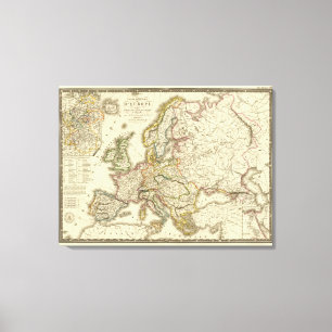 Europa 2 im Jahre 1813 Leinwanddruck