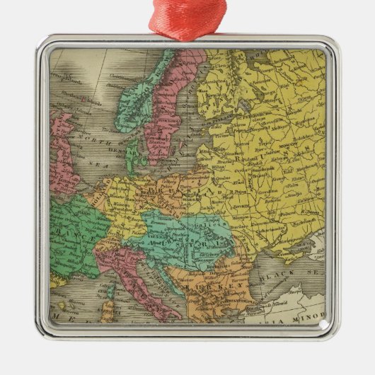 Europa 2 silbernes ornament (Vorne)