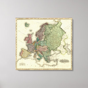 Europa 30 leinwanddruck