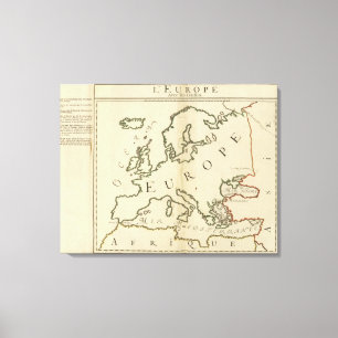 Europa 31 leinwanddruck