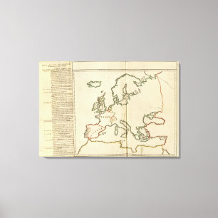 Europa 32 leinwanddruck