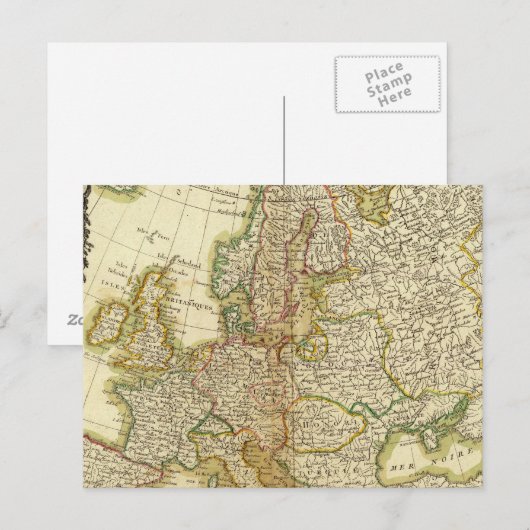 Europa 35 postkarte (Vorne/Hinten)