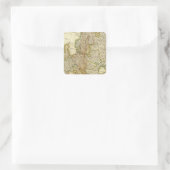 Europa 35 quadratischer aufkleber (Tasche)