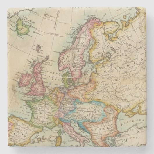 Europa 3 2 steinuntersetzer (Vorderseite)