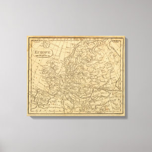 Europa 3 leinwanddruck