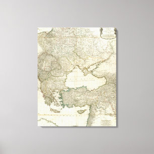 Europa 3 leinwanddruck