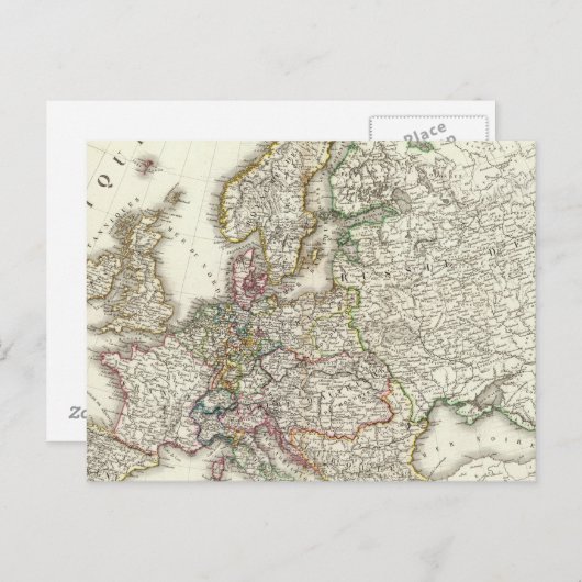 Europa 3 postkarte (Vorne/Hinten)