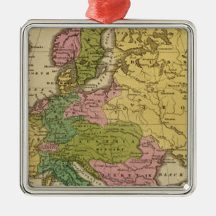 Europa 40 silbernes ornament