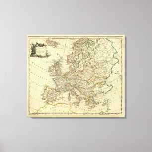 Europa 42 leinwanddruck