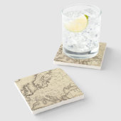 Europa 45 steinuntersetzer (Seitenansicht)