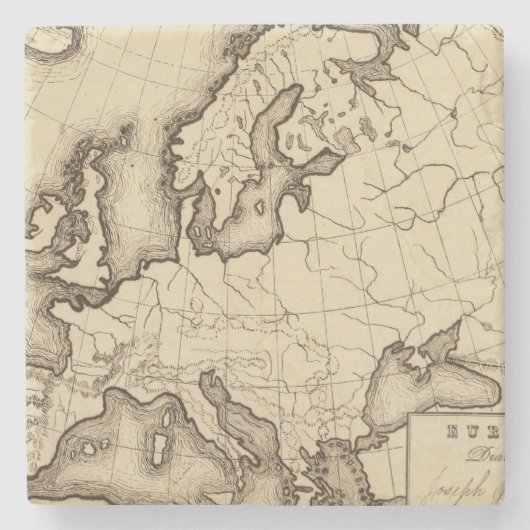 Europa 45 steinuntersetzer (Vorderseite)