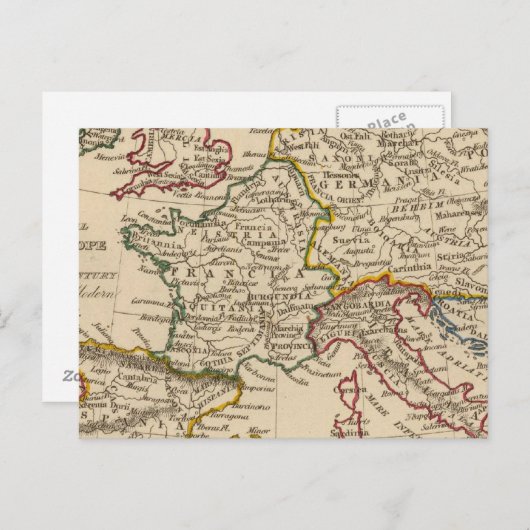 Europa 48 postkarte (Vorne/Hinten)