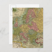 Europa 4 postkarte (Vorne/Hinten)