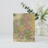 Europa 4 postkarte (Stehend Vorderseite)