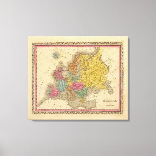 Europa 50 leinwanddruck (Vorderseite)