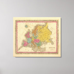 Europa 50 leinwanddruck