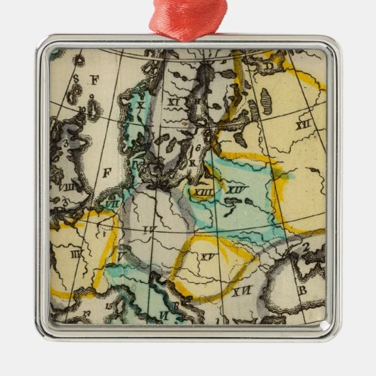 Europa 51 silbernes ornament (Vorne)