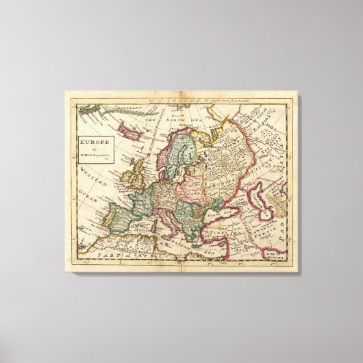 Europa 6 leinwanddruck (Vorderseite)