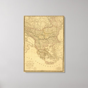 Europa 6 leinwanddruck