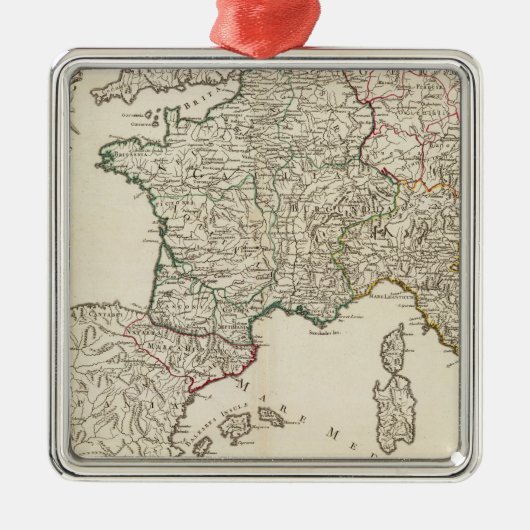 Europa 8 silbernes ornament (Vorne)