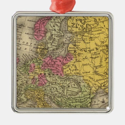 Europa 9 silbernes ornament (Vorne)