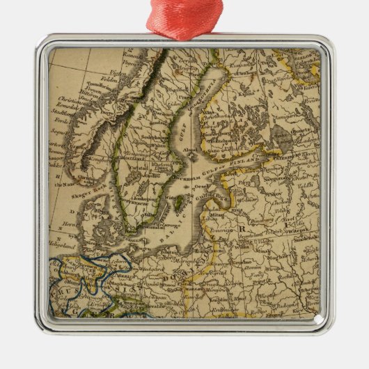 Europa 9 silbernes ornament (Vorne)