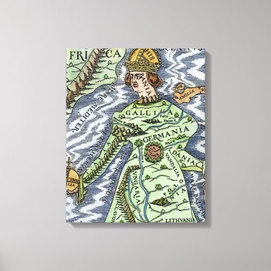 EUROPA ALS KIND, 1588 LEINWANDDRUCK (Vorderseite)