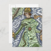 EUROPA ALS KIND, 1588 POSTKARTE (Vorne/Hinten)