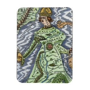 EUROPA ALS KÖNIGIN, 1588 MAGNET