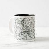 Europa, am Anfang der Verbesserung Zweifarbige Tasse (Vorderseite Links)