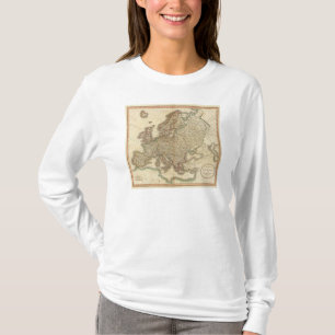 Europa-Atlas-Karte T-Shirt