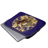 Europa Aurora Laptopschutzhülle (Vorne Knopf)