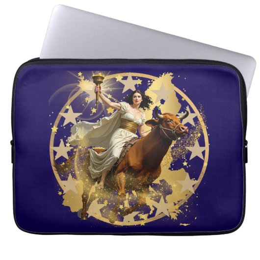 Europa Aurora Laptopschutzhülle (Vorderseite)