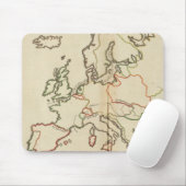 Europa, Berge und Flüsse Mousepad (Mit Mouse)