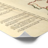 Europa, Berge und Flüsse Poster (Ecke)