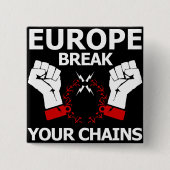 Europa-Bruch Ihre Ketten Button (Vorderseite)
