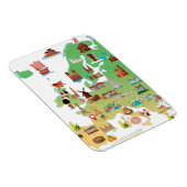 Europa-Cartoon-Karte Magnet (Rechte Seite)