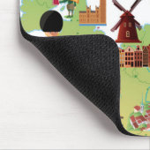Europa-Cartoon-Karte Mousepad (Ecke)
