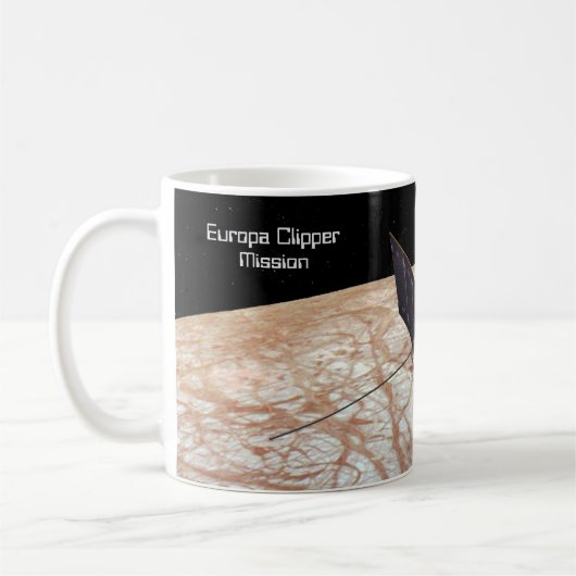 Europa Clipper Mission Spacecraft Kaffeetasse (Links)