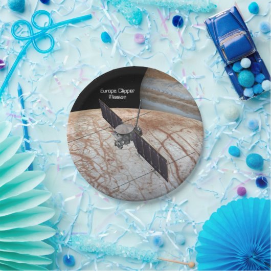 Europa Clipper Mission Spacecraft Pappteller (Party)