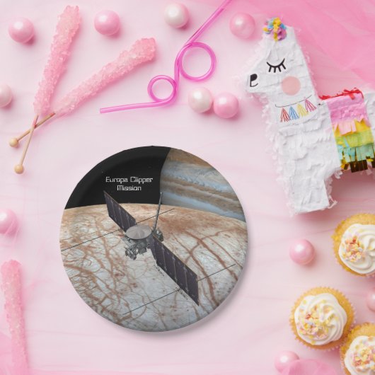 Europa Clipper Mission Spacecraft Pappteller (Party)