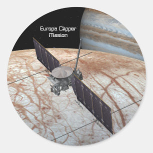 Europa Clipper Mission Spacecraft Runder Aufkleber