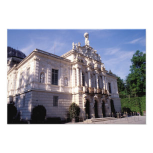 Europa, Deutschland, Bayern, Linderhof. Linderhof Fotodruck