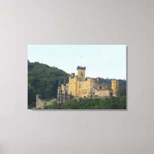 Europa, Deutschland, bei Koblenz, Schloss Leinwanddruck