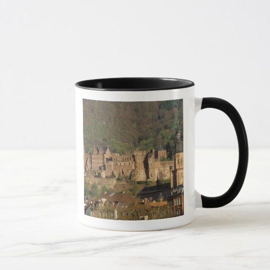 Europa, Deutschland, Heidelberg.Burg Tasse (Rechts)