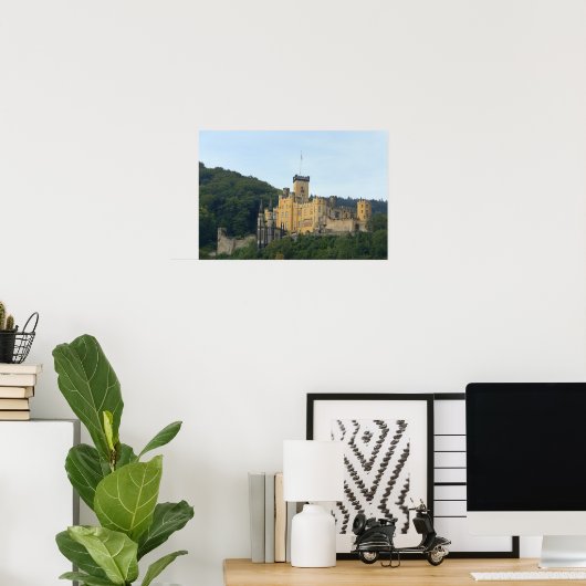 Europa, Deutschland, in der Nähe von Koblenz, Schl Poster (Heimbüro)